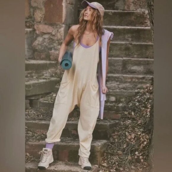 Free People FP Movement Hot Shot Onesie Sleeveless Romper L